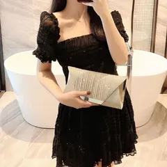 クラッチバッグ 結婚式 パーティーバッグ キラキラ ミニチェーンバッグ 斜めかけ おしゃれ ショルダーバッグ 小さめ フォーマルバッグ ラメ 2way 鞄 お呼ばれ バッグ かばん 披露宴 二次会 キャババッグ