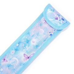 【特価商品】ムーンライトバタフライ 子供 はっ水 はっ水 一緒に収納 軽量 軽量 30cm定規 汚れにくい 小学生 取り付け ランドセル シワ防止 撥水軽量生地 定規ケース 女の子 リコーダーケース STYLE NN401300 CANDY COLORFUL