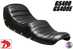 gs400 三段シート　黒　エナメル　タックロール　3段シート gs400 三段シート 黒 エナメル タックロール 3段シート gs400 三