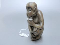 古民家整理品 中国 唐物 天龍山石窟 北魏猿像※激安骨董品 R583 A5-3