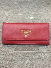 美品！格安！プラダ サフィアーノ レザー ロング 6連キーケース 1M0223