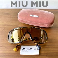 未使用 ミュウミュウ MIUMIU サングラス レディース おしゃれ 人気 アイウェア 高級感 ハイブランド ケース付き 紫外線対策