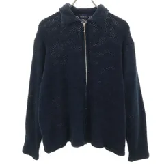 BEAMS ビームス 日本製 ジップアップ ジャケット L ネイビー メンズ 古着
