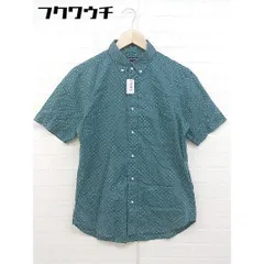 ◇ ◎ BEAUTY & YOUTH UNITED ARROWS 水玉 ドット 半袖 シャツ サイズS グリーン メンズ  【中古】 【1106080007614】