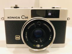 動作確認済み】Konica C35 E&L コンパクトフィルムカメラ - C-CALL