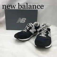 使用感あり new balance 99Xシリーズ CM996NV2 UK:10.5EUR:45US:11JPN:29 ネイビー 29.0cm メンズ 靴