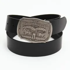 リーバイス Levi's ツーホースロゴバックル 本革ベルト 40mm USA直輸入モデル カウボーイ ジーンズ デニム コーデ 11LV02P6 送料無料のサムネイル