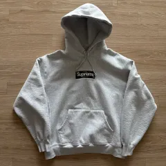 Supreme(シュプリーム) カモフラ ボックスロゴ フード グレー