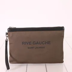 極美品 サンローラン YSL リヴゴーシュ 581369 セカンドバッグ クラッチ 書類 ポーチ 通勤 ビジネス トート レザー メンズ TET 0820-T48【中古】のサムネイル