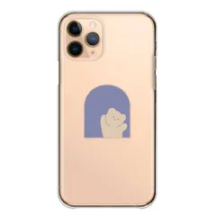 iPhone 17 ProMAX ケース カバー アイフォン17プロマックス スマホケース ハードケース くま クマ テディベア くまさん クリア かわいい 流行   カラー09