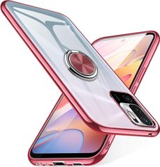 【迅速発送】Redmi Note 10 JE ケース リング付き Redmi Note 10T ケースクリア 耐衝撃 軽量 薄型 TPU シャオミ XIG02 ケース 透明 スマホケース カバー スタンド機能 車載ホルダー対応 擦り傷防止 滑り止め 落下防止