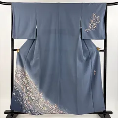 翠山工房 セット 辻ケ花 辻ヶ花 袋帯 紺 黒　辻が花 訪問着 地紋 落款 絞り 翠山工房 セット 辻ケ花 辻ヶ花 袋帯 黒 紺 辻が花 訪問着 地紋