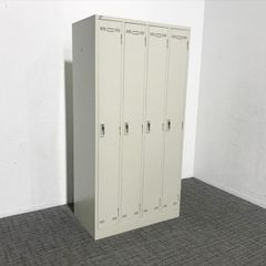 4人用ロッカー SLK型 SLK-4 生興 グレー