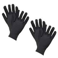 【新着商品】整理用手袋 黒手袋 作業用 フリーサイズ 綿100% 手袋 2双入り ブラック [エツミ] E-5363-2