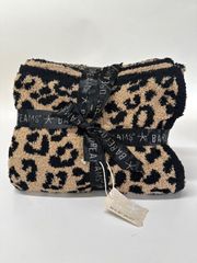 【新品未使用】 Barefoot Dreams B563 ベアフットドリームス ブランケット CozyChi Blanket CAMEL/BLACK O/S