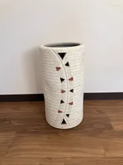 信楽焼 トライアングルデザイン傘立て