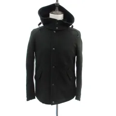 メンズビギ MEN'S BIGI エッセンシャルガーメント ESSENTIAL GARMENT 中綿ジャケット ミドル丈 フード付き S モスグリーン /HO5 ■GY03のサムネイル