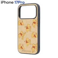 iPhone17Pro ケース ディズニー プーさん はちみつ キャラクター グッズ 衝撃吸収 ハイブリッド 保護 スマホ カバー ハード iPhone 2025 6.3inch 3眼 【１週間以内発送】【ゆうパケットにて発送】