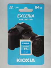 【新品・未開封】64GB SDXCカード SDカード KIOXIA キオクシア EXCERIA Class10 UHS-I U1 R:100MB/s