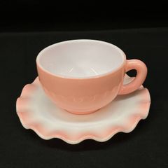 ヘーゼルアトラス ピンクリップル カップ&ソーサー - メルカリ