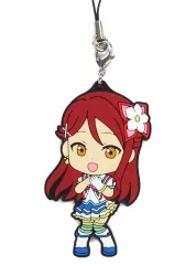 【中古】ストラップ(キャラクター) 桜内梨子 青空Jumping Heart ver. ラバーストラップ きゅんキャラいらすとれーしょんず 「一番くじ ラブライブ!サンシャイン!!」 E賞