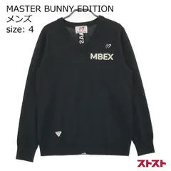 マスターバニー　ゴルフウェア　 カシミヤ　セーター　LL　サイズ　6 極美品 MASTER BUNNY EDITION マスターバニーエディション