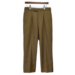 A.PRESSE アプレッセ 23AW British Military Dress Trousers スラックスパンツ 23AAP-04-19M