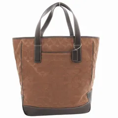 コーチ COACH 6093トートバッグ　シグネチャー レザー 茶 ブラウン 黒 2025年最新】コーチ 6093の人気アイテム - メルカリ