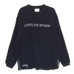 WTAPS ダブルタップス 24SS 241ATDT-CSM11 GHILL LS COTTON LLW ギル レイヤード メッシュ カットソー  ブラック系 X 02 【中古】のサムネイル