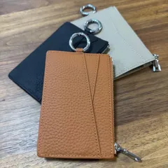 本革 フラグメントケース 小銭入れ ポーチ レザー 小銭ケース 財布 ウォレット コンパクト キャメル