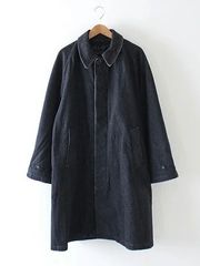 【新品】HERILL（ヘリル）HL Denim Twill Coat 22-020-HL-8030-3 BLACK / size 1