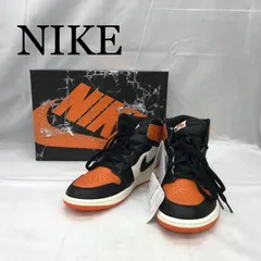 極美品 NIKE エア ジョーダン 1 HIGH OG DZ5485-008 Shattered Backboard USA:9.5  EURO:43  UK:8.5  cm:27.5 オレンジ/ブラック/ホワイト  メンズ 靴