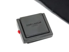 ■美品■ SAINT LAURENT サンローラン スマホリング バンカーリング メンズ レディース ブラック系 FR5540のサムネイル