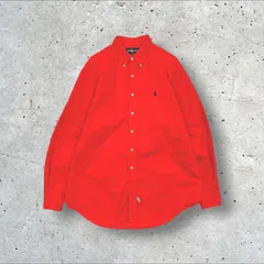USA製 90s 00s ヴィンテージ Ralph Lauren ビッグサイズ コットンツイル チノクロス ボタンダウン 長袖 シャツ XL
