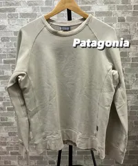patagonia パタゴニア スウェット 無地 メンズS アイボリー 古着 中古  6D0011