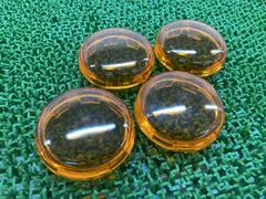 ウインカーレンズ ハーレー 純正 バイク 部品 スポーツスター ダイナ ツーリング ソフテイル 4個セット 車検 Genuine:22309402