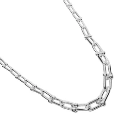 【TIFFANY&Co.】ティファニー ハードウェア グラジュエイテッドリンク シルバー925 レディース 107g ネックレス