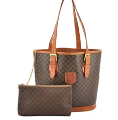 ✨CELINE ✨セリーヌトートバッグ ショルダーバッグ マカダム柄 M95 CELINE セリーヌ マカダム柄 ショルダーバッグ PVC レディース