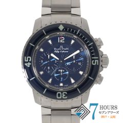 123831 Blancpain ブランパン 5085FB-1140-71B ブルー ステンレス 純正ボックス