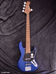Bacchus バッカス WL5-STD/RSM BLU-S ブルーサテン  5弦ベース ローステッドメイプルネック採用 グローバルシリーズ ジャズベースタイプ ターボスイッチ 5弦 エレキベース
