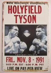 マイクタイソンvsイベンダーホリフィールド　ポスター マイクタイソンvsイベンダーホリフィールド ポスター