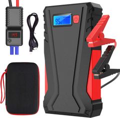 車の緊急始動電源 12V 車のエンジンの始動機QC3.0の充満12800mAhのピーク電流800A携帯用非常灯を装備 スマートフォン急速充電器