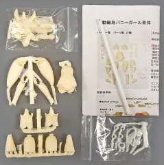 【中古】フィギュア 可動細身バニーガール素体(肌色) カラーレジンキャストキット
