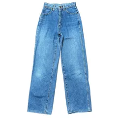 Lady WRANGLER F1550 日本製 ハイウエスト ルーズ ストレートデニム サイズ27 レディースS レディーラングラー