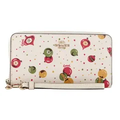 新品 コーチ COACH 長財布(ラウンドファスナー) ロング ジップ アラウンド ウォレット ホワイト 白