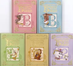 【中古】ノート・メモ帳 集合 本型メモ帳5冊セット 「美女と野獣」 東京ディズニーリゾート限定