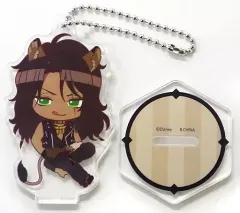 【中古】雑貨 レオナ・キングスカラー 「ディズニー ツイステッドワンダーランド アクリルスタンドキーホルダーA」