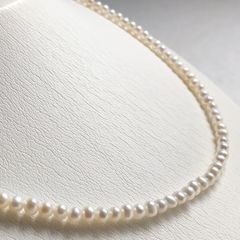 淡水真珠ネックレス -1- 4.0-5.0mm