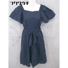 ◇ ◎ NATURAL BEAUTY BASIC オフショル フレアスリーブ ロング ワンピース サイズM ネイビー レディース 【中古】 【1103050004222】