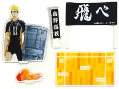 【中古】アクリルスタンド・アクリルパネル 月島蛍 横断幕アクリルスタンド 「ハイキュー!!」